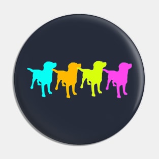 Four Dogs Pin