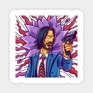 john Wick simpson Magnet