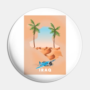 Iraq Travel poster Pin