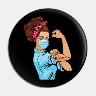 Womens Nurse Strong Unbreakable Nursing Gift Pin