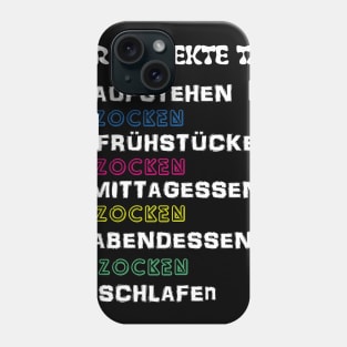 Spruch Gaming Zocken Konsole Gamer Kleidung Co. Phone Case