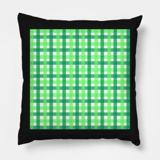 Green lines Pillow