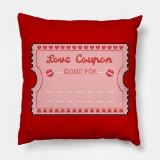 Love coupon Pillow