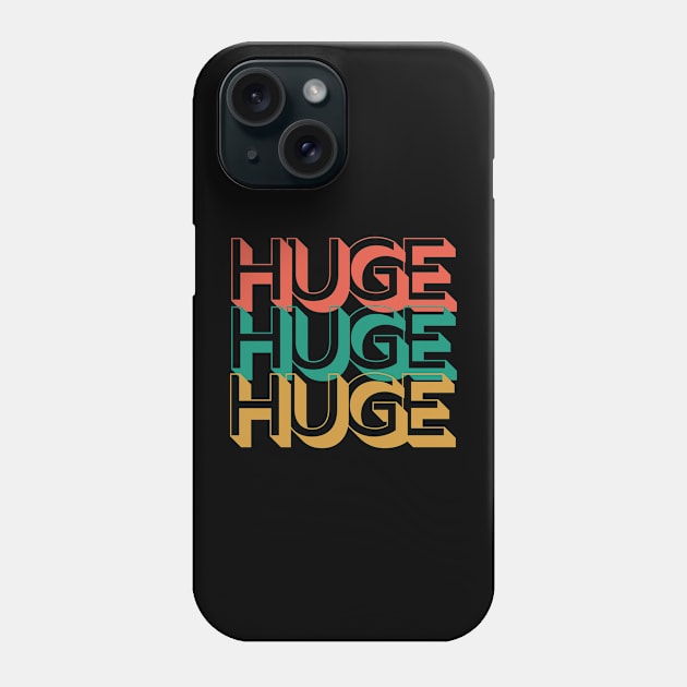 Retro Huge Phone Case by Rev Store