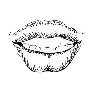 Quick sketch of Lips T-Shirt