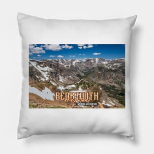 Beartooth Highway Wyoming and Montana Pillow