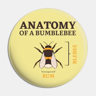 Anatomy Of A Bumblebee Pin