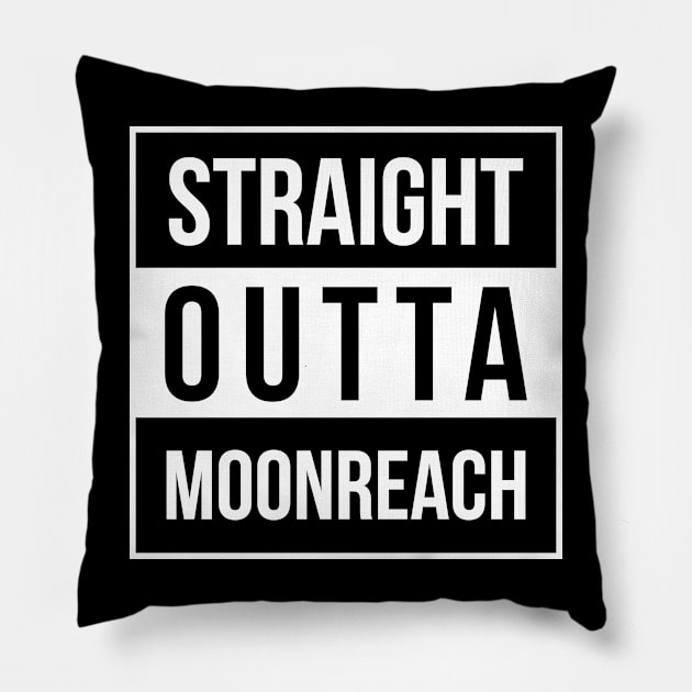 Straight Outta Moonreach Pillow by The d20 Syndicate