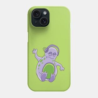 Little monster with headphones Phone Case