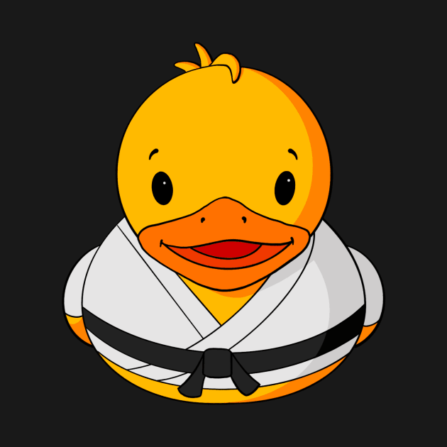 Martial Arts Rubber Duck by Alisha Ober Designs