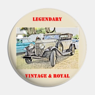 Royal Vintage Legendary Classic Car Pin