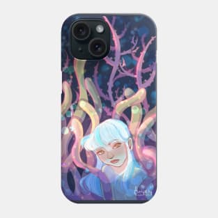 Mermaids in the coral Phone Case