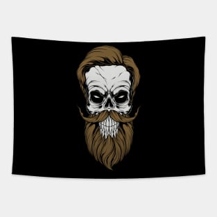 beard skull Tapestry