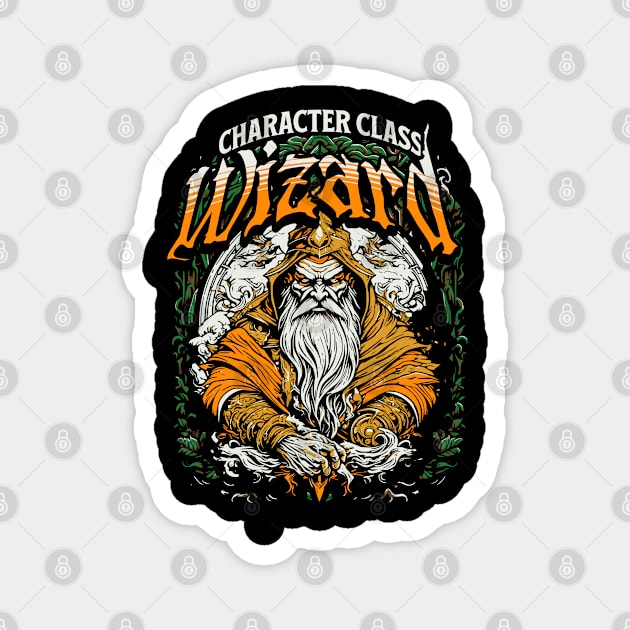 Character Class: Wizard Magnet by DMcK Designs