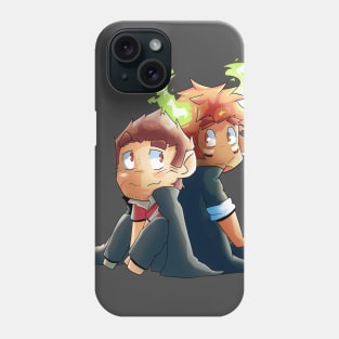 Chibi Gunzo and wakan Phone Case