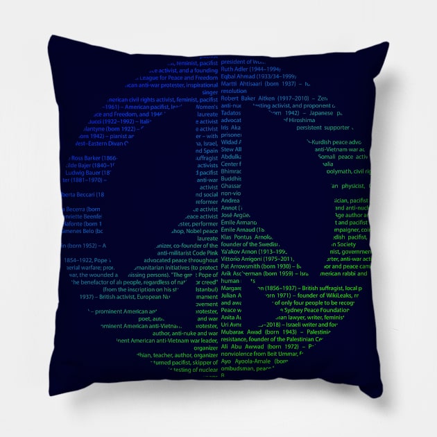 Peace symbol Pillow by ICONZ80