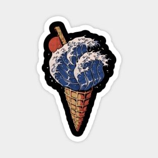 Kanagawa Ice Cream Magnet