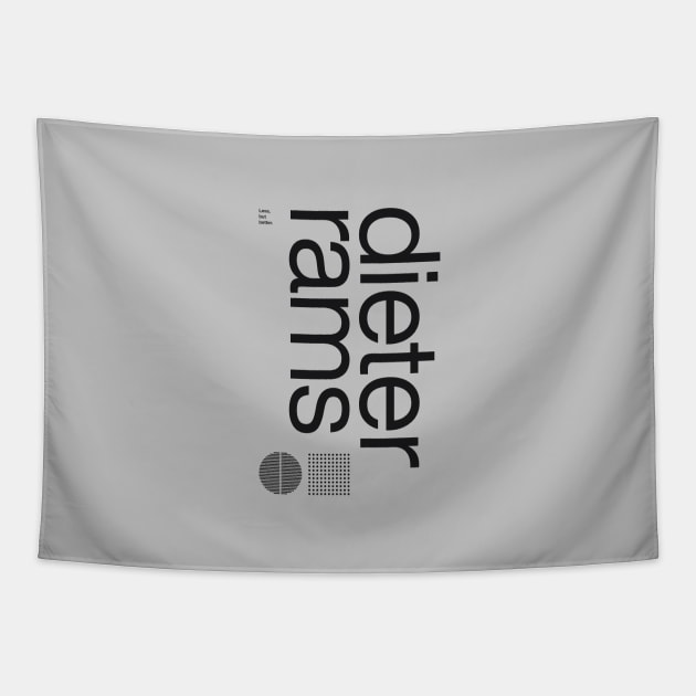 Dieter Rams - Less but Better Design Tapestry by sub88