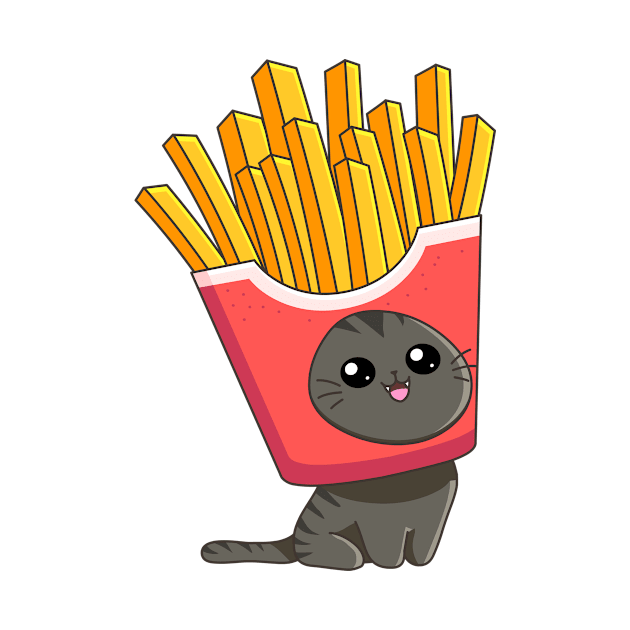 Cat Fries by AnishaCreations