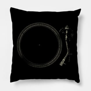 VINTAGE RETRO STYLE - Turntable 70S Pillow