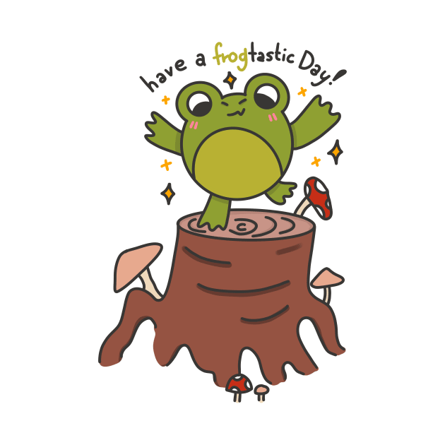 Cute frogtastic frog day design by grafitytees