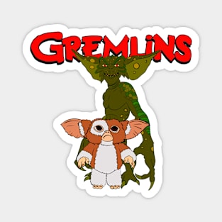 My Gremlin Scribble with Logo Magnet