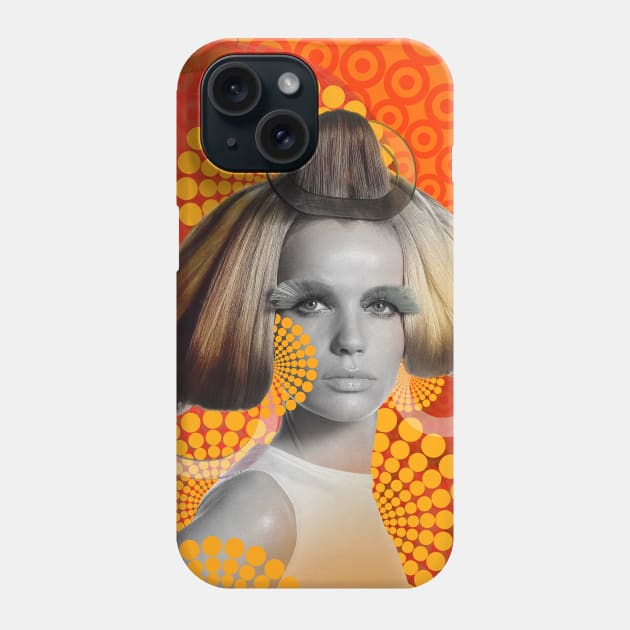 60s Supermodel Veruschka Phone Case by Dez53