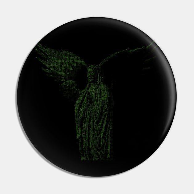 ASCii Sancta Maria (Green) Pin by McNerdic