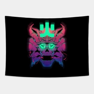 Samurai Skull Tapestry