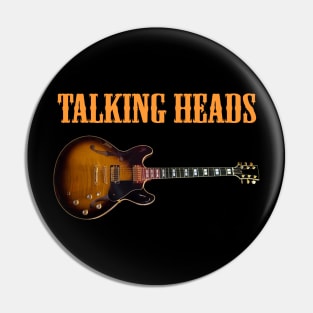 TALKING HEADS BAND Pin