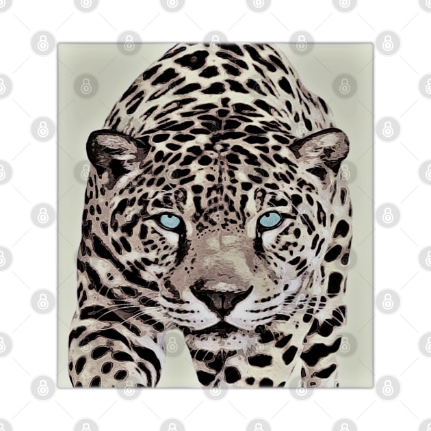 Big Cat Leopard Hunting by KC Morcom aka KCM Gems n Bling aka KCM Inspirations