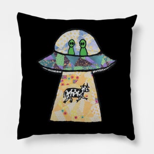 Cow UFO Pillow