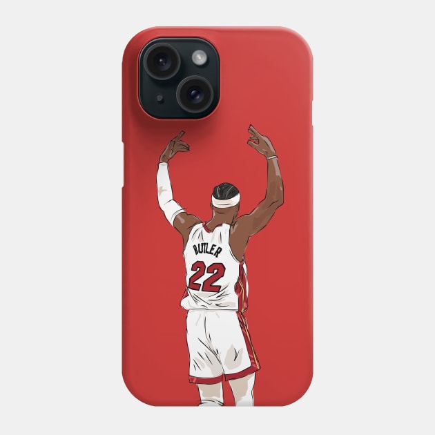 Jimmy Butler Celebration Sketch Phone Case by rattraptees