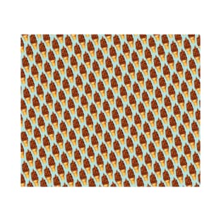 Chocolate Dip Cone Pattern T-Shirt