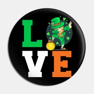 Lucky Leprechaun Clover Love Patty Parade Pin