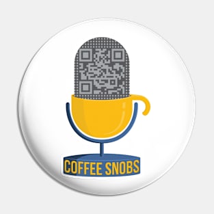 Coffee Snobs Podcast Pin