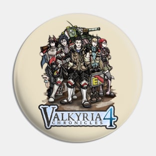 Valkyria Chronicles 4 Heroes Pin