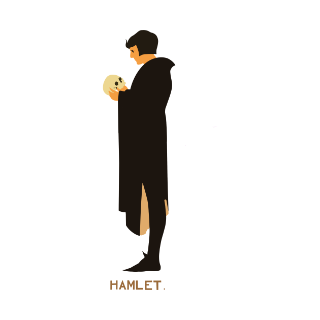 Shakespeare's Hamlet with Yorick's Skull Hamlet TShirt TeePublic