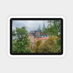 Prague Castle from the Lower Garden Magnet