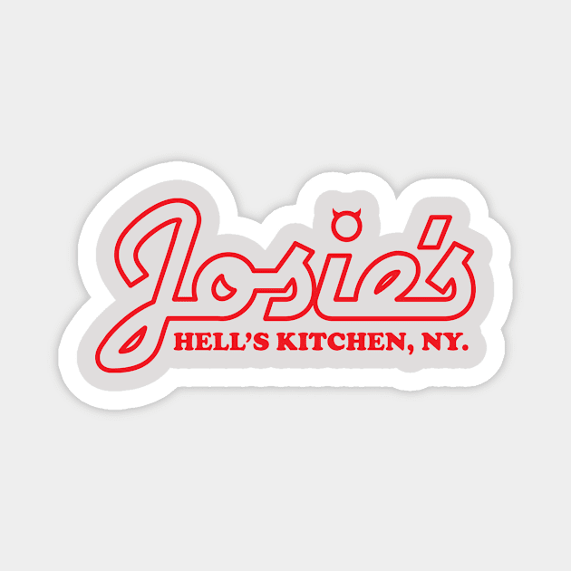 Josie's Bar & Grill, Hells Kitchen - Red Magnet by BlazeComics