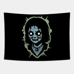 Possessed Gothic girl Tapestry