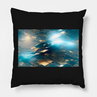 Seamless Holographic Texture V Pillow