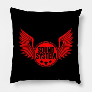 Soundsystem wing Pillow