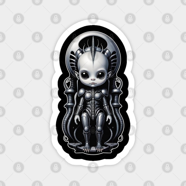 Techno Alien 3 Magnet by Grave Digs