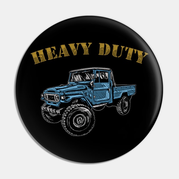 FJ40 HEAVY DUTY ENGRAVED STYLE Pin by WYB 