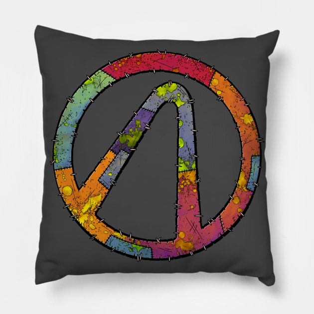 Vault Symbol Stitched Varkid - Borderlands Pillow by Doomgriever