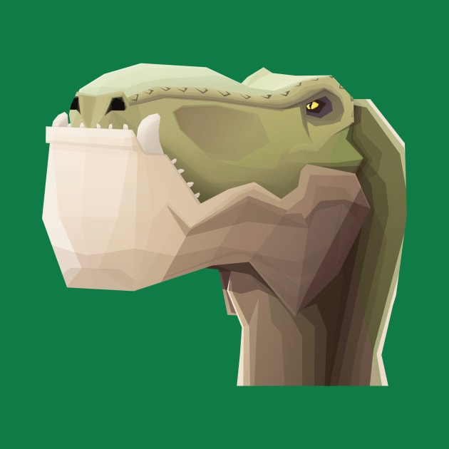 Dinosaur Head by BoombasticArt