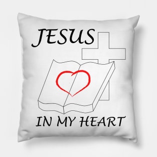 Jesus in my heart. Pillow