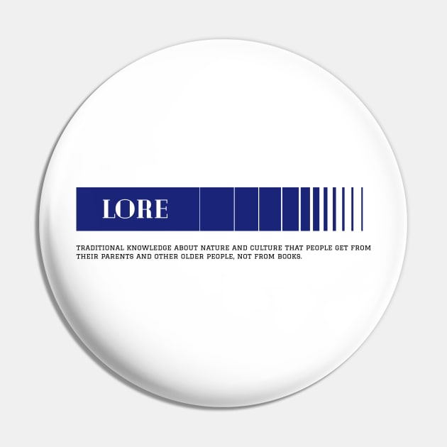 Lore Pin by  Archikatka.Studio