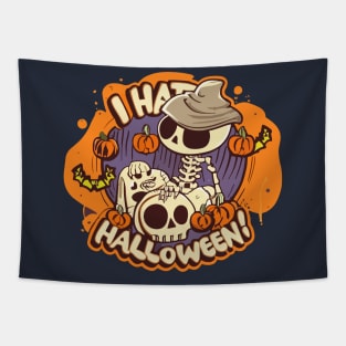 I hate Halloween Tapestry